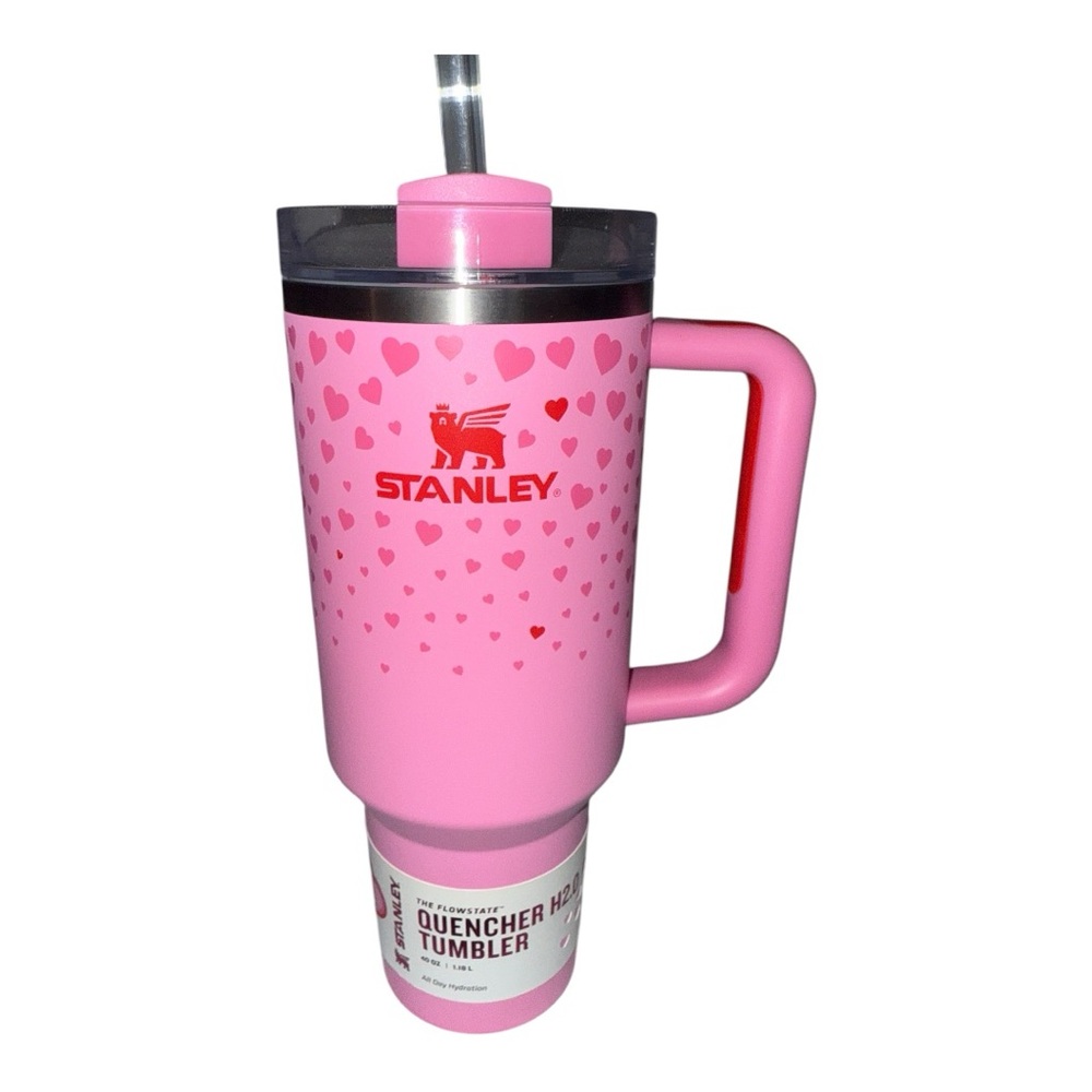 40oz Stanley Quencher Tumbler Sweet Hearts Valentine’s Day Limited Edition Pink